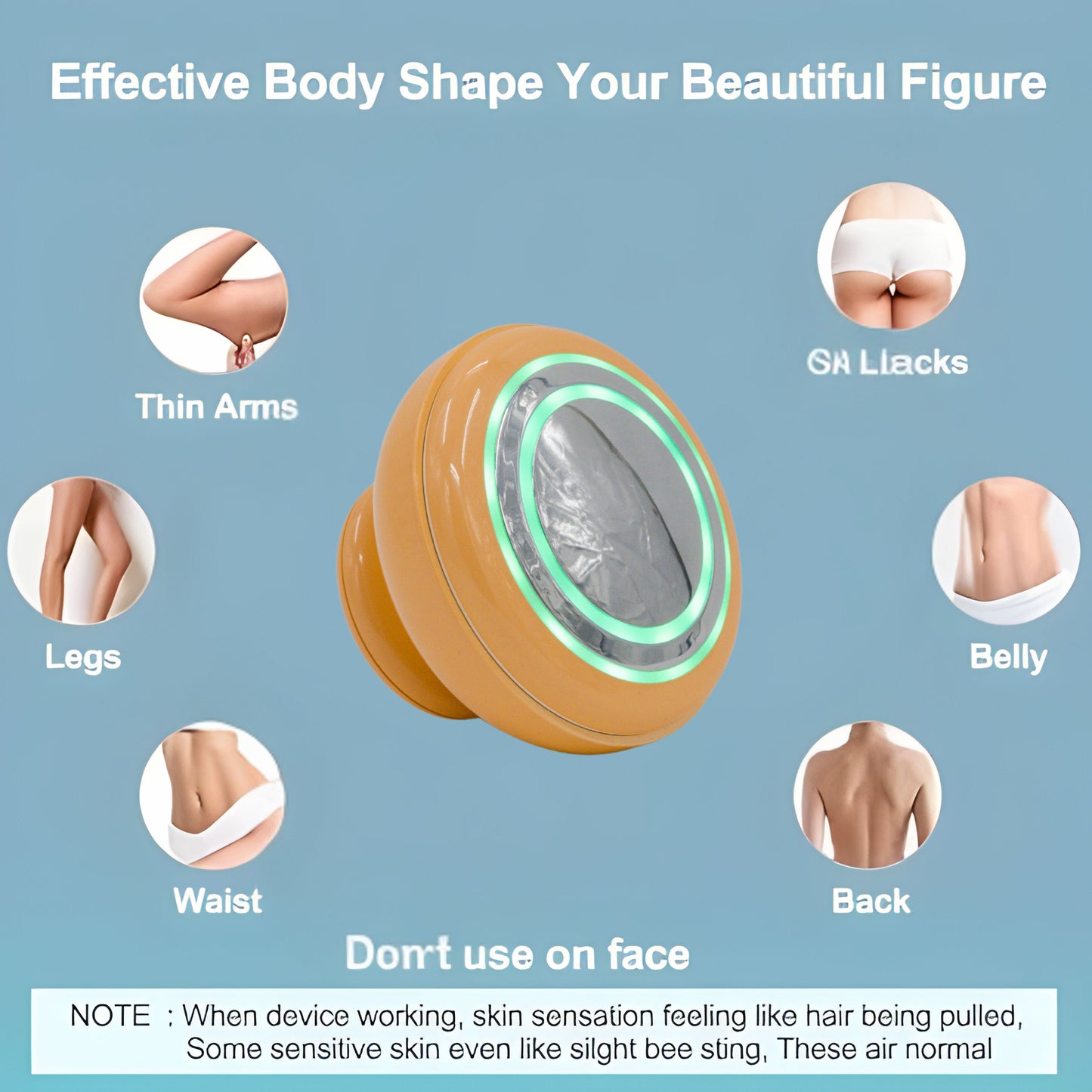 LED Face Massager & Slimming Device – EMS, Heat & Vibration Technology
