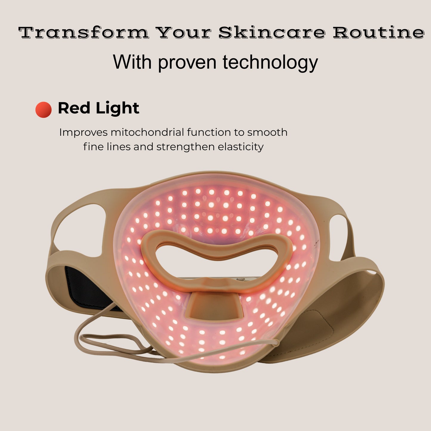 3D Silicone LED Light Therapy Mask – Skin Rejuvenation, Anti-Aging & Brightening