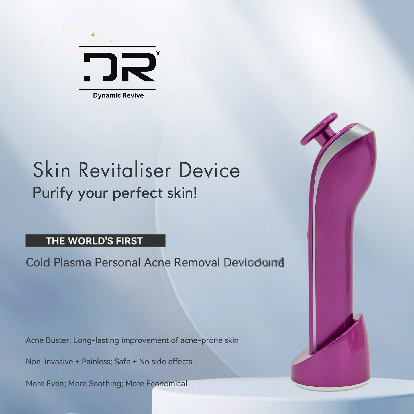 Plasma Acne Removal Device – Ionic Face Massager & Skin Revitalizer