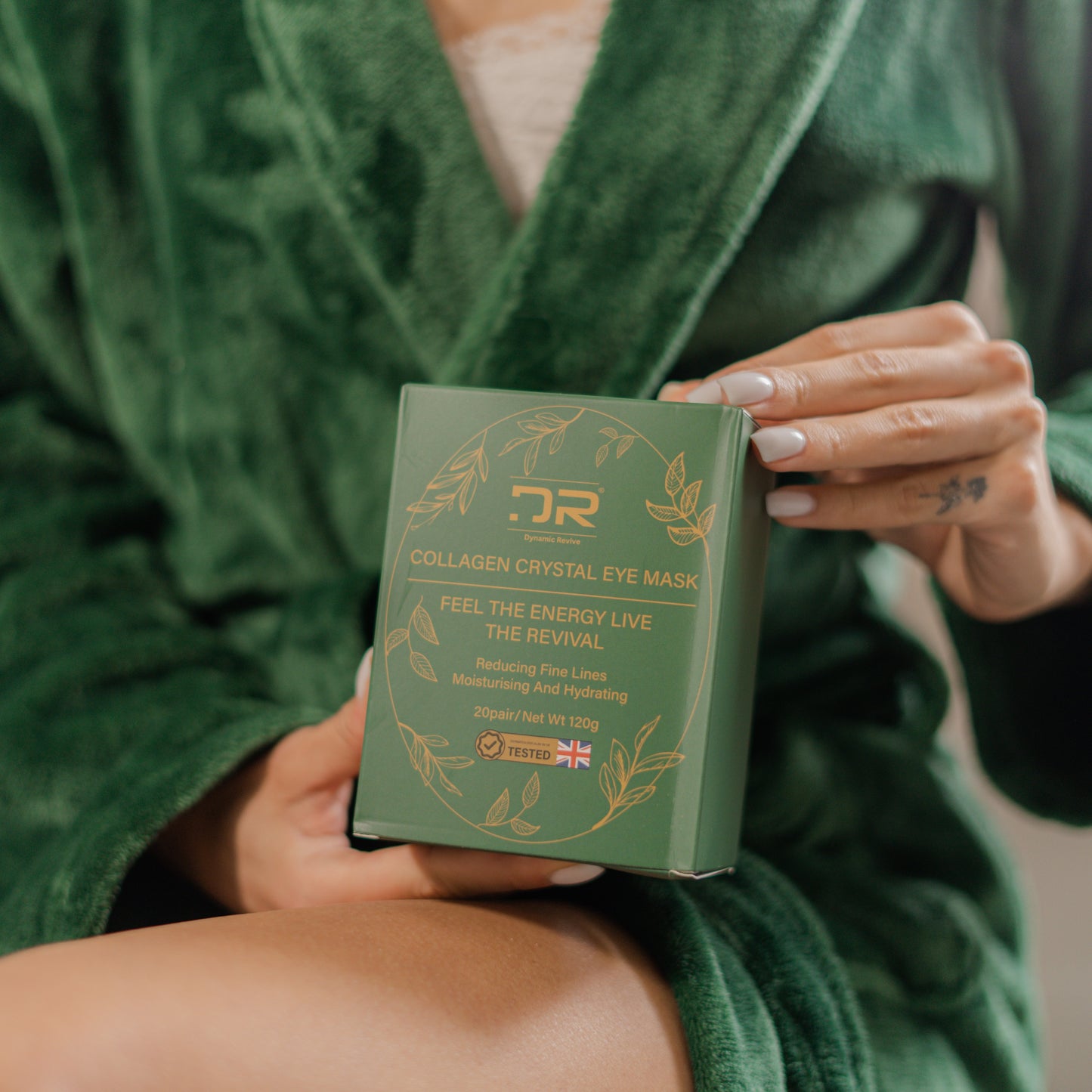 Eye Collagen Mask – Hydrogel Gold Patches to Reduce Puffiness & Dark Circles