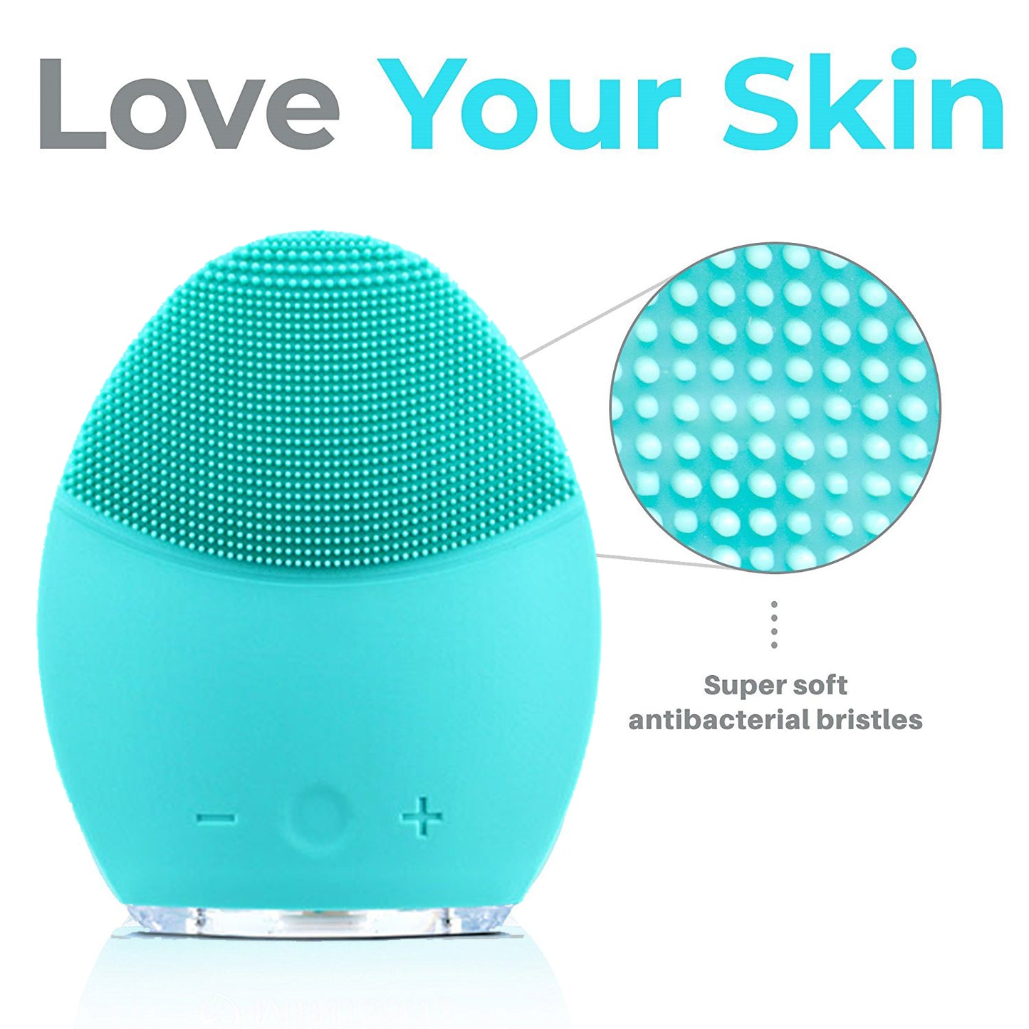 Facial Cleansing & Massaging Brush Sonic Silicone Face Cleaner