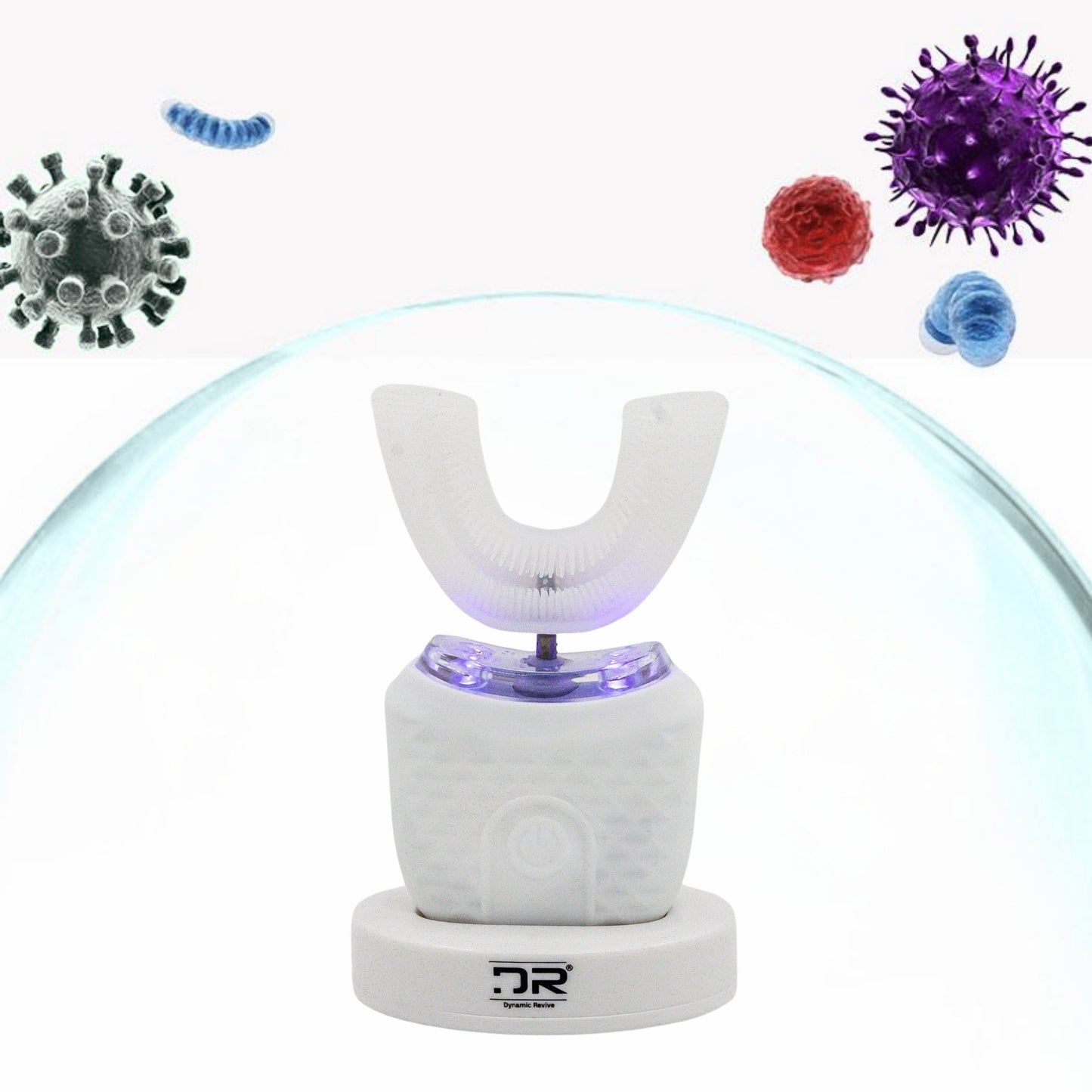 U-Shaped Electric Toothbrush with Massaging | 4 Modes, 360° Cleaning, Wireless Charging, IPX7 Waterproof
