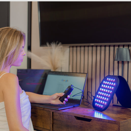 LED Light Therapy Portable Panel – 5-Color Phototherapy for Acne, Wrinkles & Skin Rejuvenation