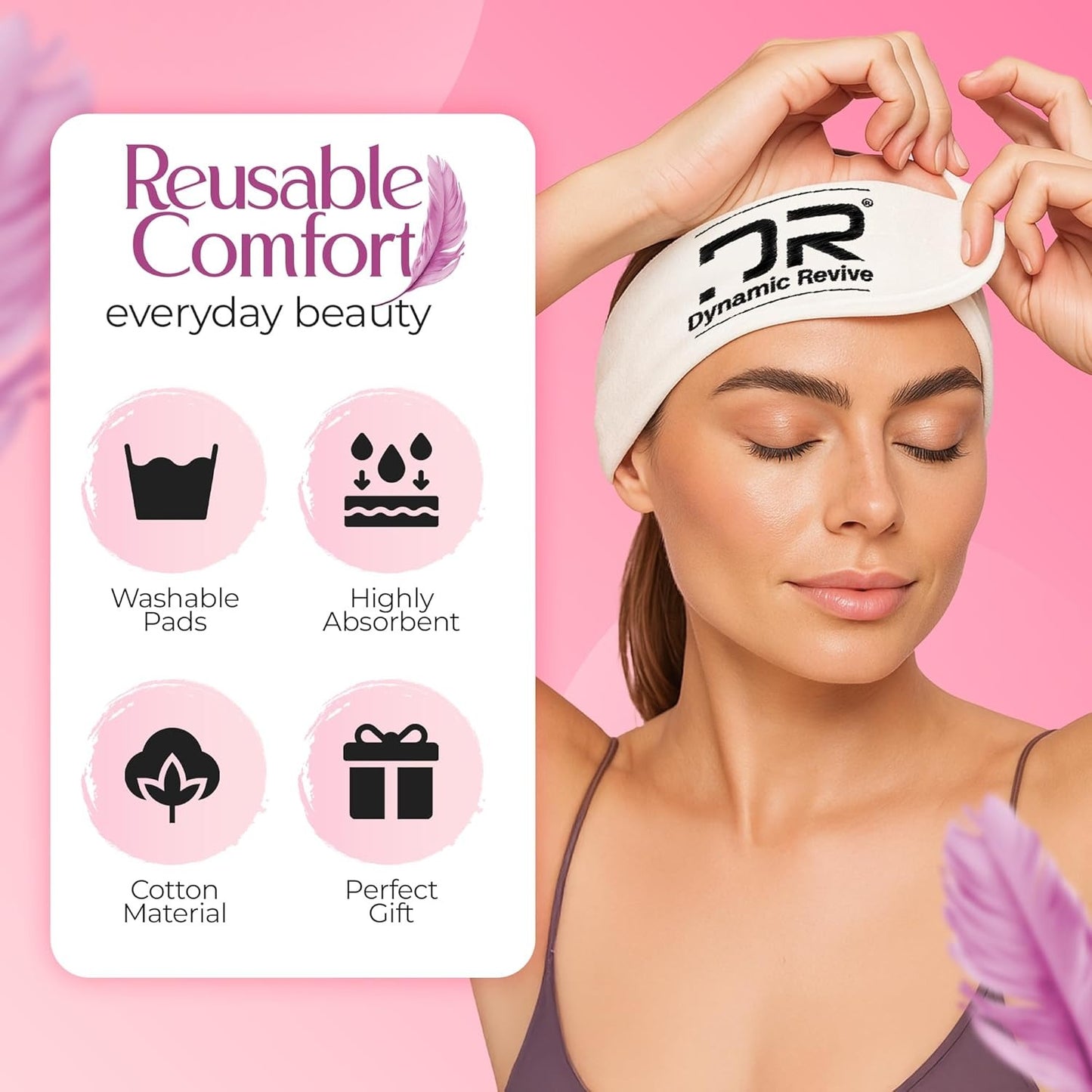 Reusable Make Up Remover Kit Bag – Eco-Friendly Cleanser & Pads Set