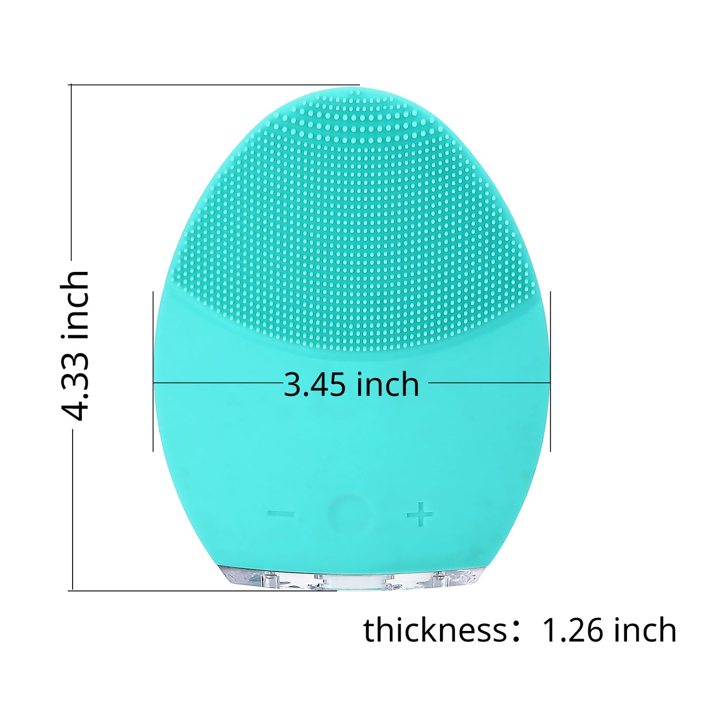 Facial Cleansing & Massaging Brush Sonic Silicone Face Cleaner