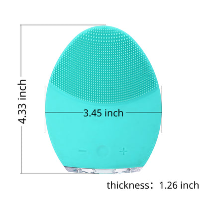 Facial Cleansing & Massaging Brush Sonic Silicone Face Cleaner
