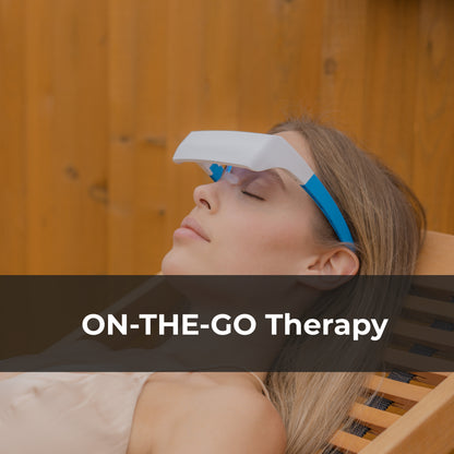 Light Therapy Glasses – White & Blue Light Modes for Sleep, Energy & Mood