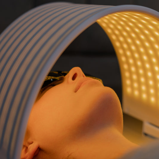 LED Therapy Flexible Panel 7-Color Silicone Photon Skin Mask for Anti-Aging, Acne