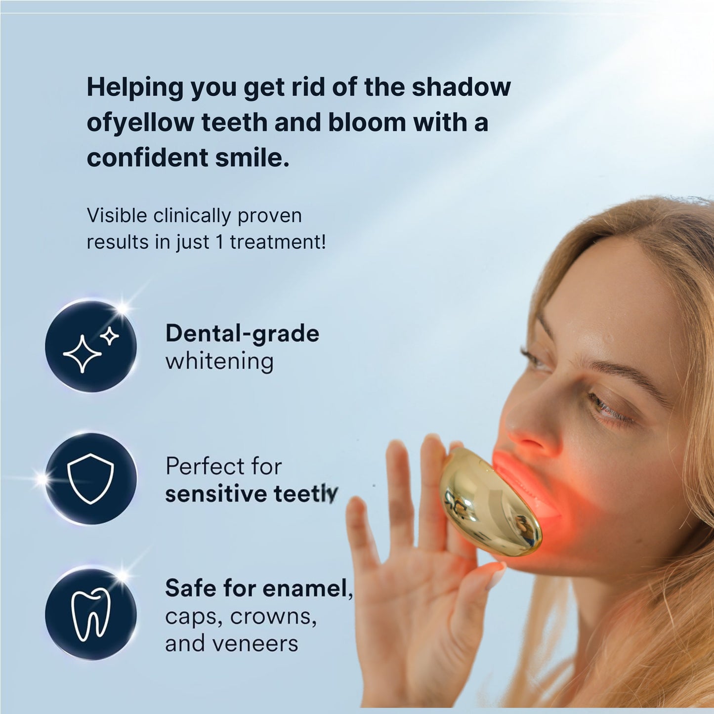 Lip Revitalising & Teeth Whitening Device