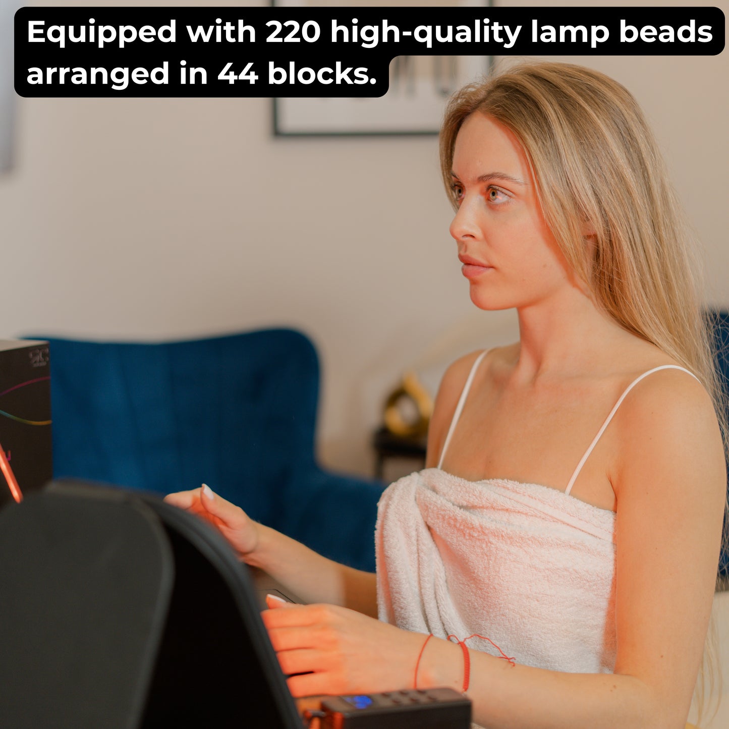 LED Light Therapy Portable Panel – 5-Color Phototherapy for Acne, Wrinkles & Skin Rejuvenation