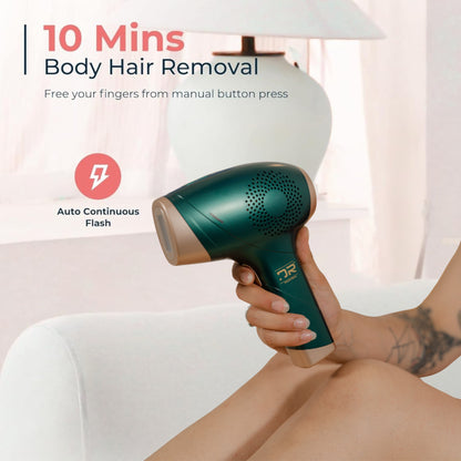 Laser Hair Removal Device  For Full Body Sapphire Double Freezing Point Depilator Green