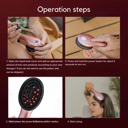Spray Massage Comb – Hair Growth & Scalp Massager Anti-Static Ionic Technology