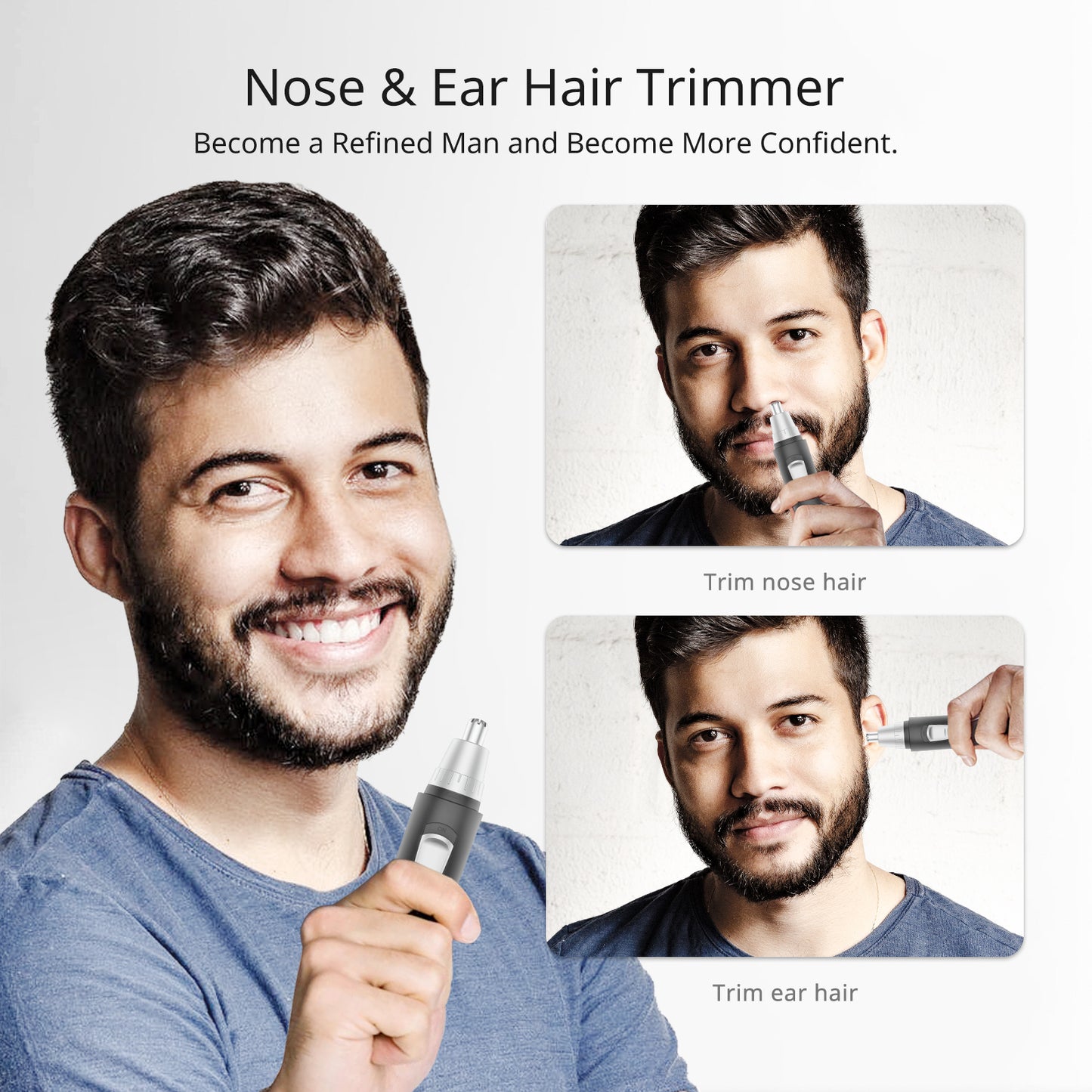 Nose Hair Remover Rechargeable Precision Trimmer