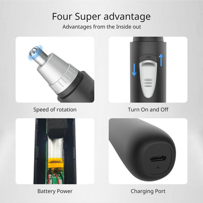 Nose Hair Remover Rechargeable Precision Trimmer