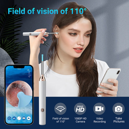 Smart Ear Wax Cleaner 1080P HD Wireless Otoscope